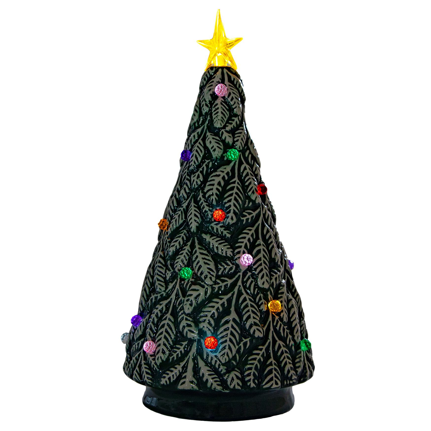 Ceramic Needle Detail Christmas Tree, , on-hover image number 1