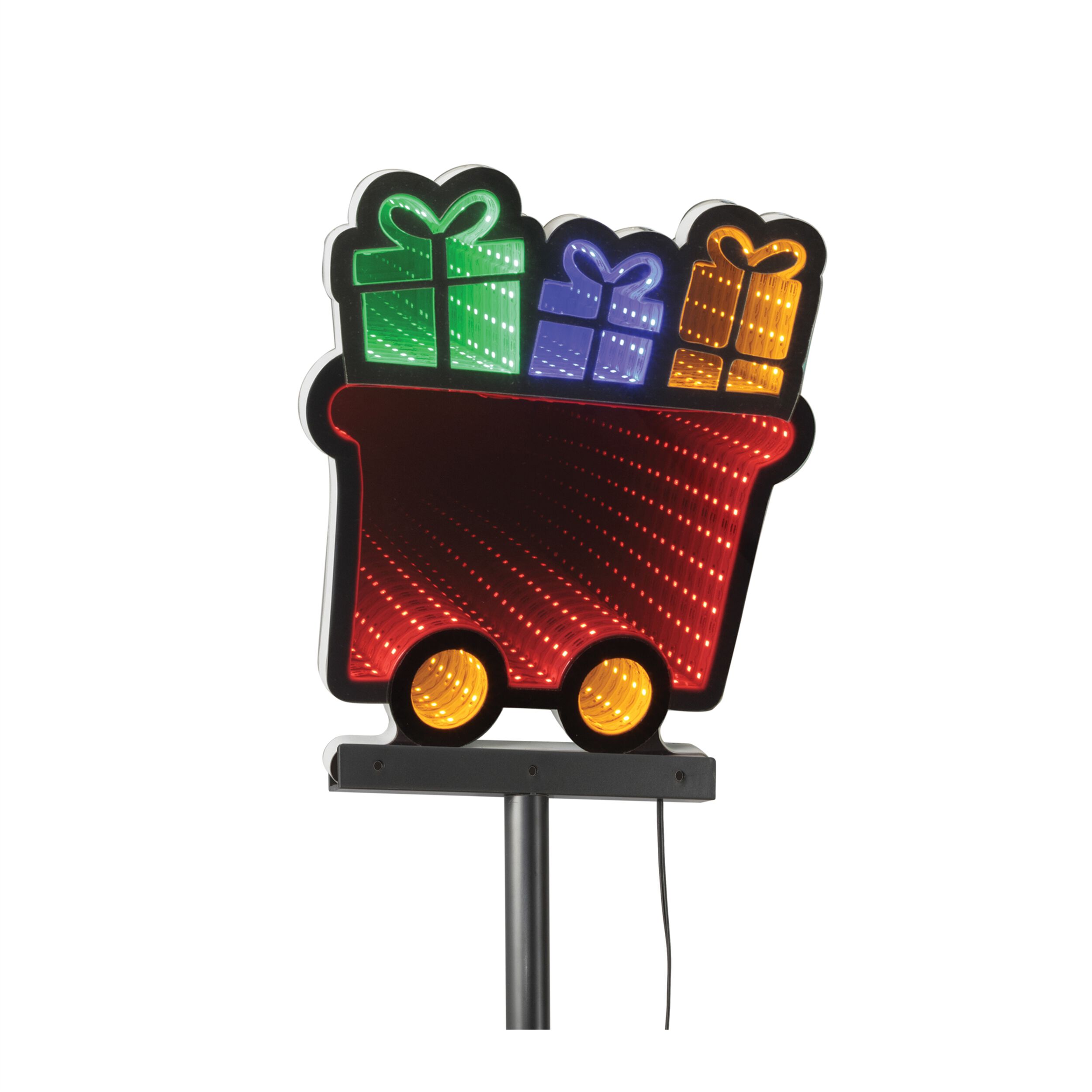 Holiday Train Pathway Light Ekkolight (Set of 4), MULTICOLOR, alternate image number 4