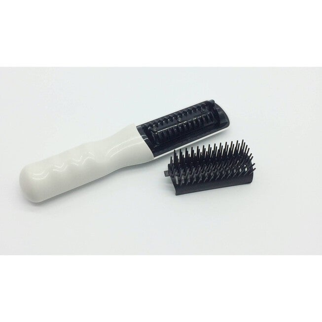 Massage Hairbrush, WHITE, hi-res image number 0