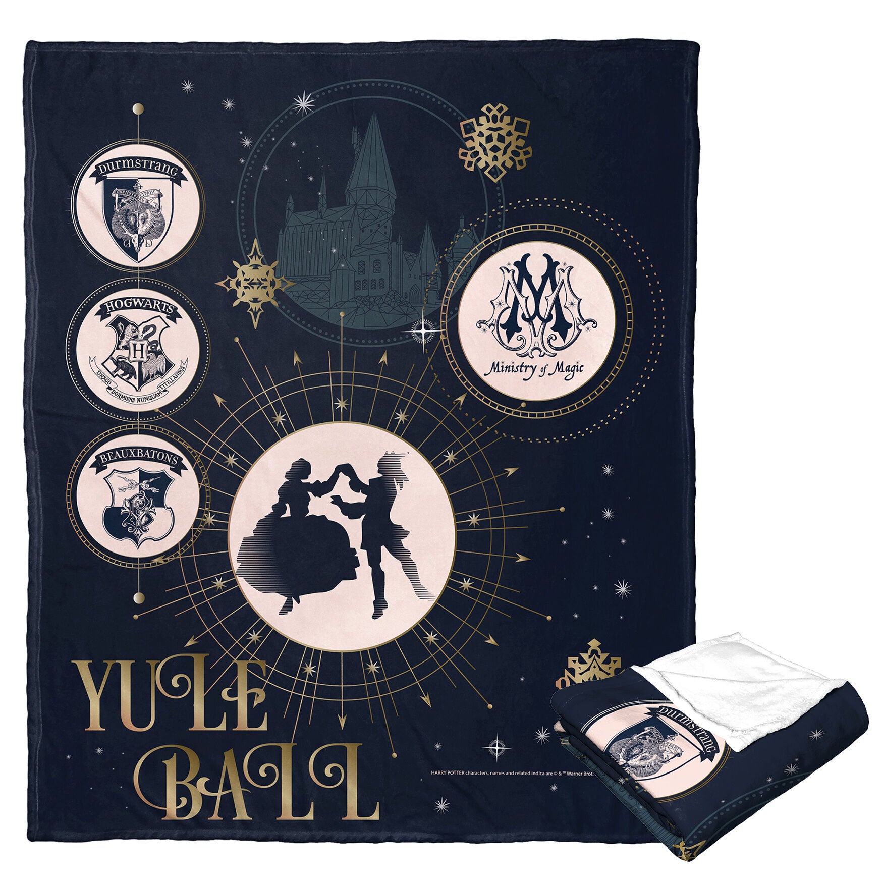 Wb Harry Potter Yule Ball Silk Touch Throw, O, hi-res image number 0