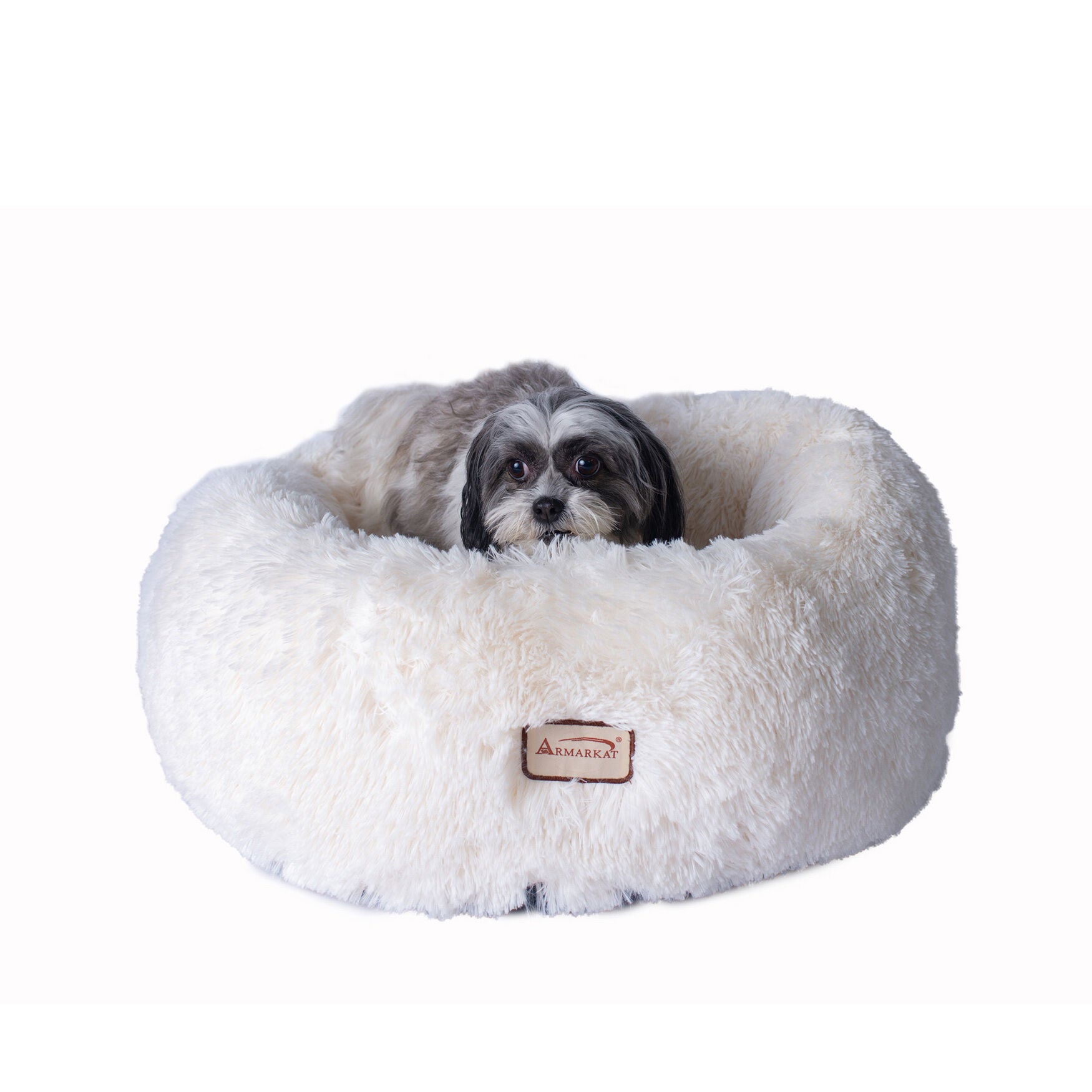Ultra Plush Cat Dog Cuddler Bed, , on-hover image number 1