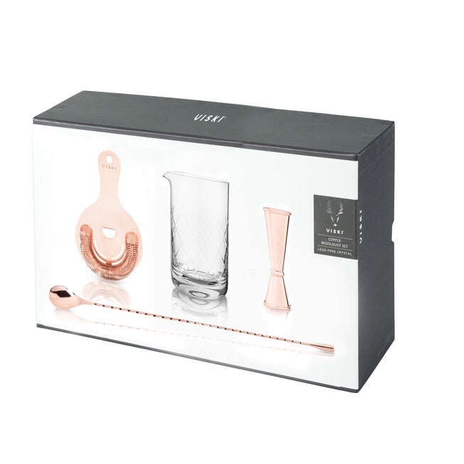 4-Piece Copper Mixologist Barware Set, , alternate image number null