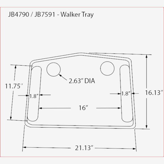 Walker Tray, , alternate image number null