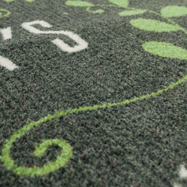 Irish Luck Black Kitchen Rug, , alternate image number null