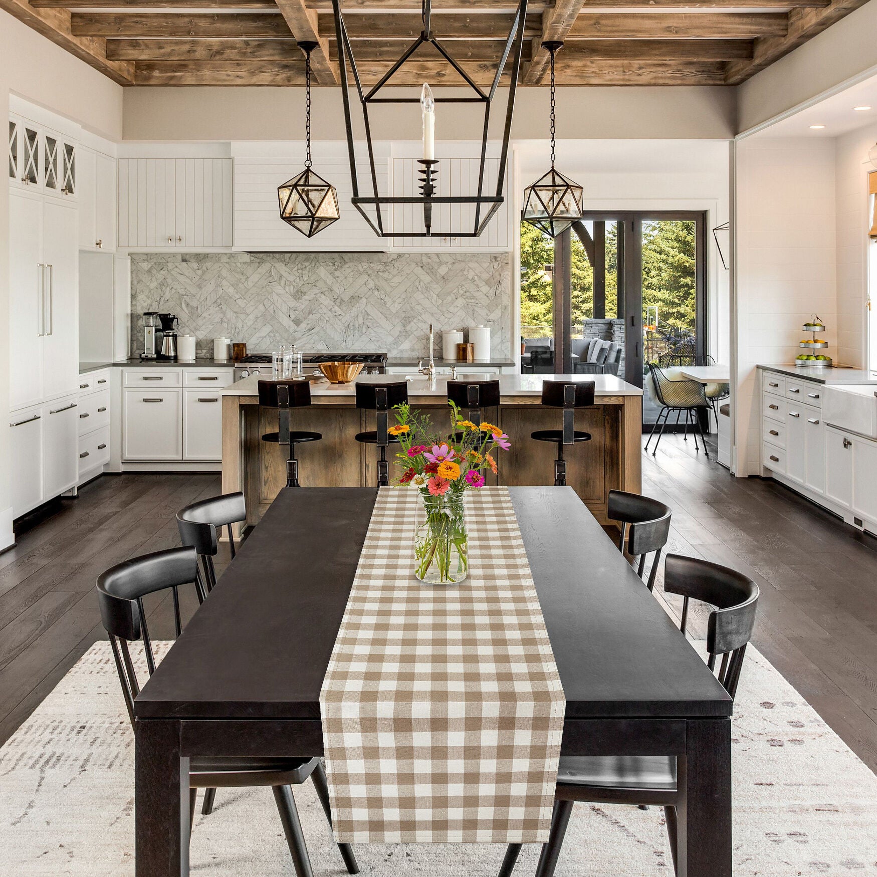 Buffalo Check Table Runner - 13-in x 90-in, , alternate image number 21