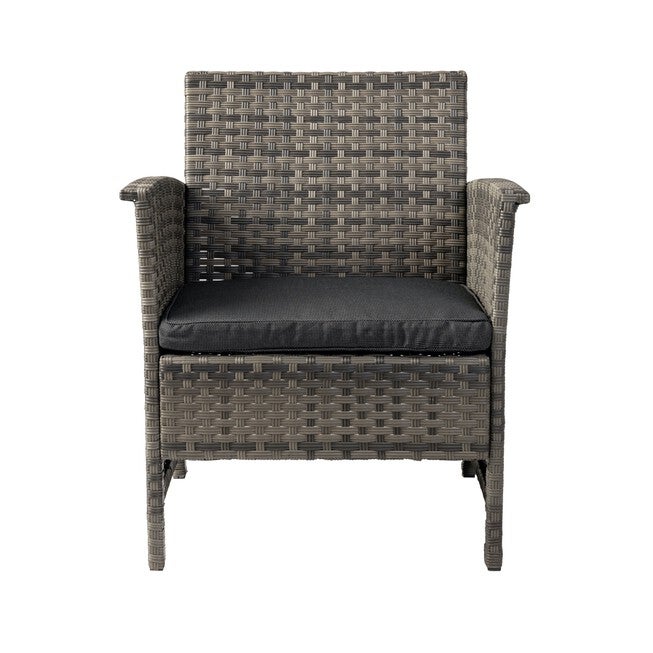Jareth Wicker Patio Set in Gray, , alternate image number 7