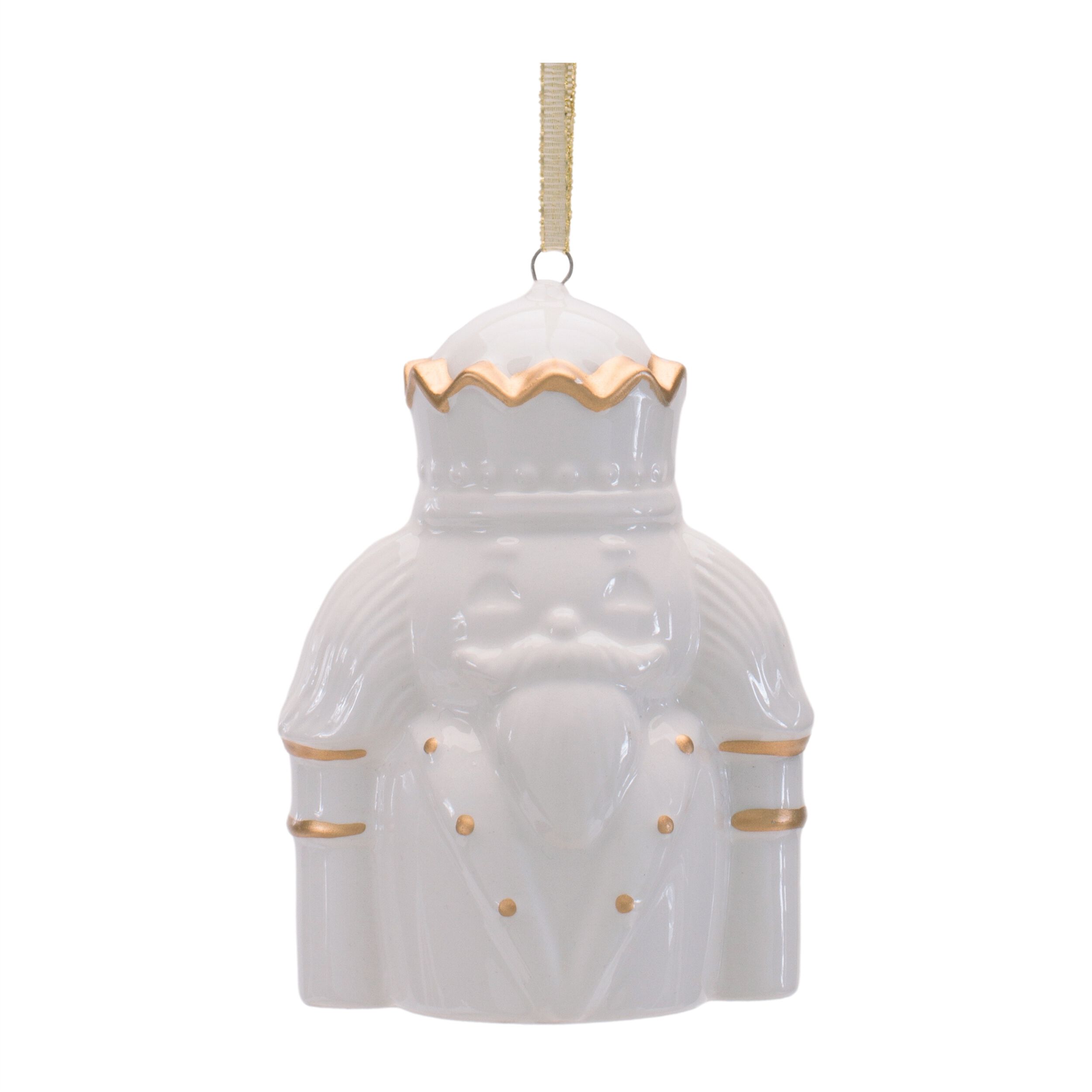 Nutcracker Ornament  (Set of 12), WHITE GOLD, alternate image number 4