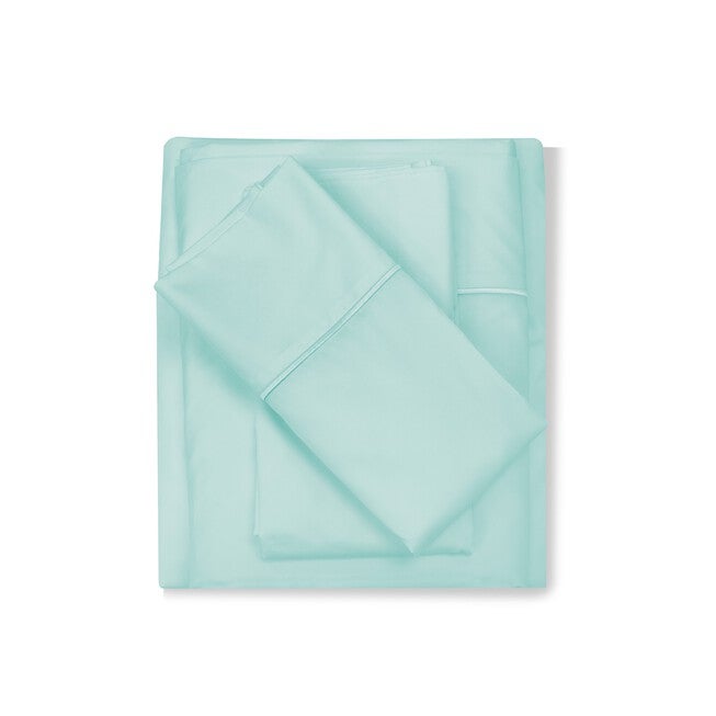SensorPEDIC Ice Cool 400 Thread Count Cotton-Rich Surf Spray Blue Sheet Se, , alternate image number 6