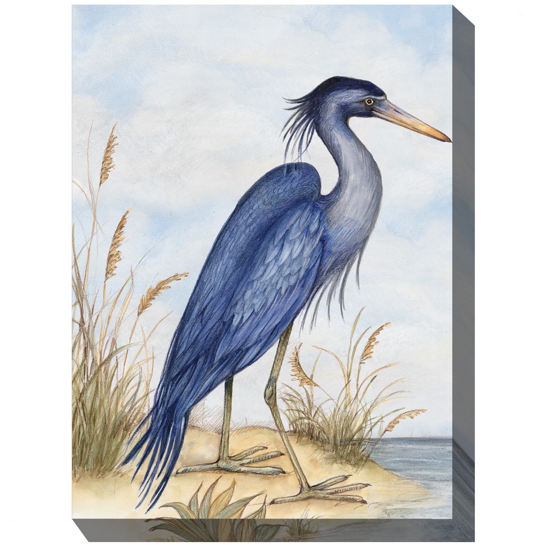 Great Blue Heron Outdoor Art, MULTI, hi-res image number 0