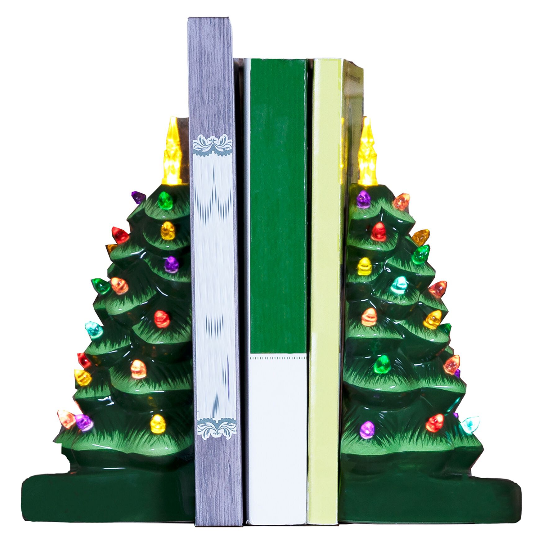 Ceramic Half Trees, Set of 2, , alternate image number 2