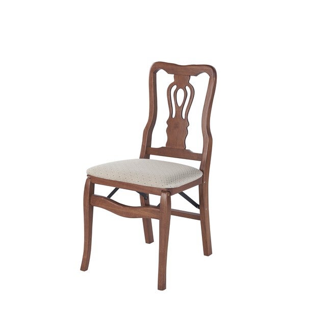 Chippendale Wood Folding Chairs, Set Of 2, CHERRY, hi-res image number 0