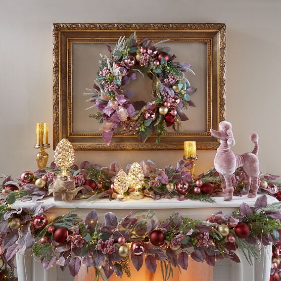 Blush Christmas Garland, , alternate image number null