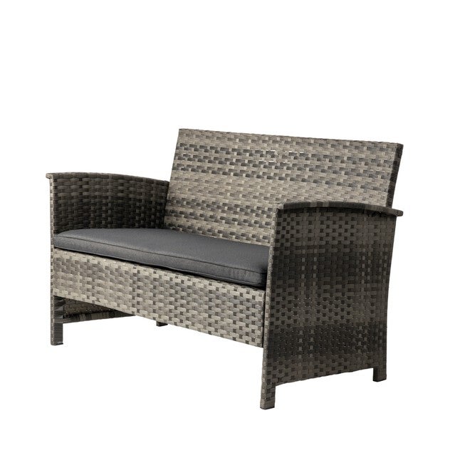 Jareth Wicker Patio Set in Gray, , alternate image number 5