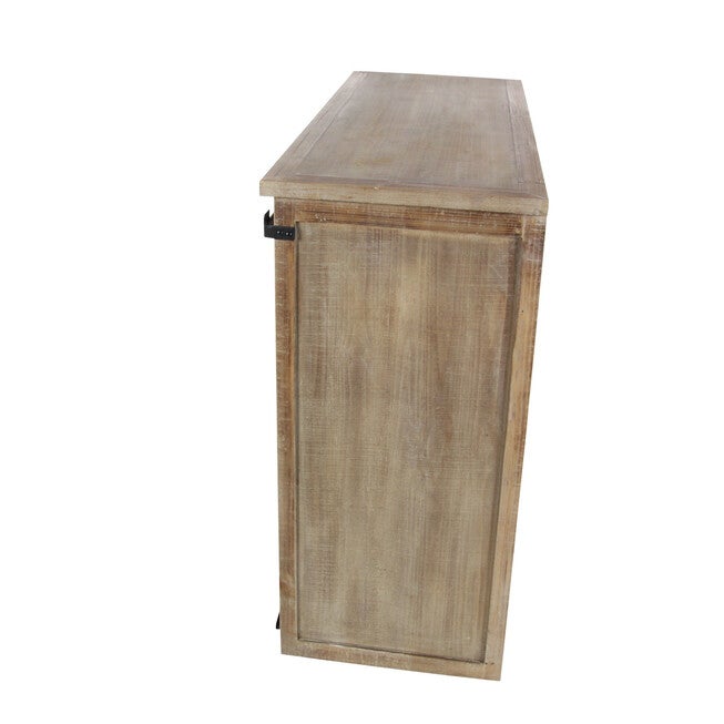 Brown Chinese fir Wood Rustic Cabinet, 32x44x19, , alternate image number 4