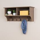 36" Wide Hanging Entryway Shelf, GREY, hi-res image number null