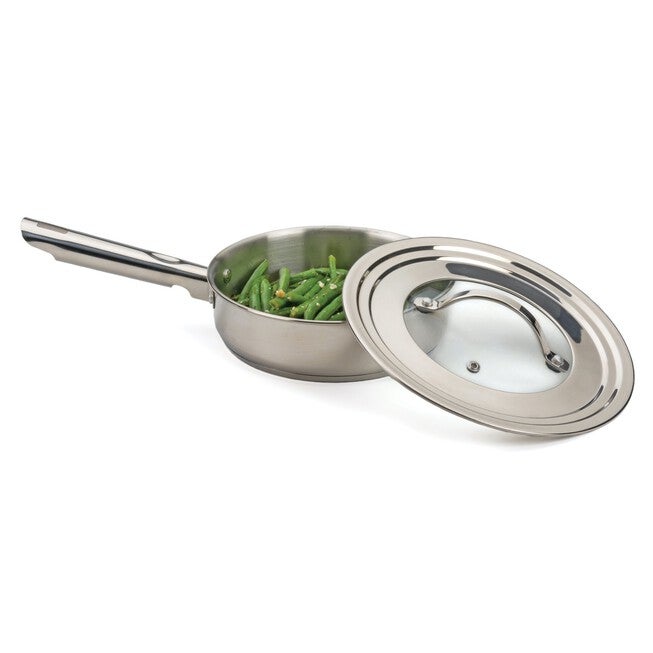 Universal Lid - 5.5 inches - 9 inches with Glass, , alternate image number 3