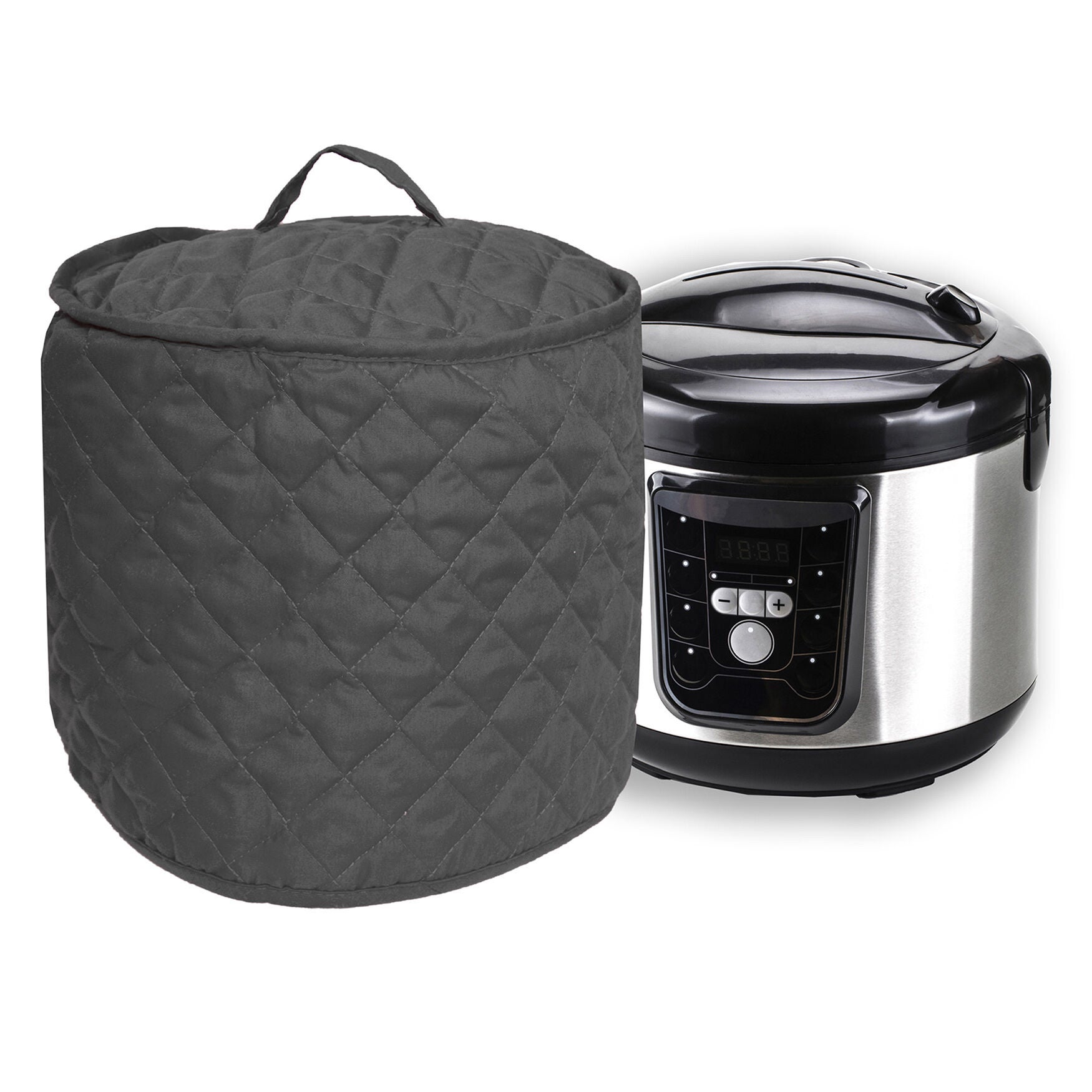 3Qt Pressure Cooker Appliance Cover, GRAPHITE, hi-res image number 0
