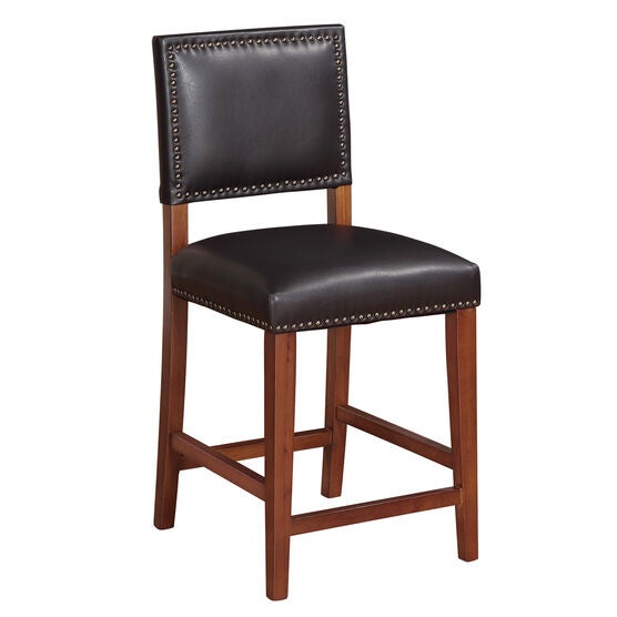 Brook Counter Stool 24"H, BLACK, hi-res image number null