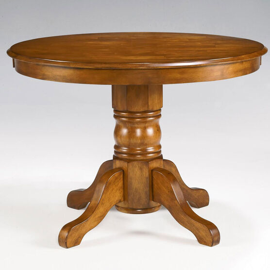 Round Pedestal Dining Table, OAK, hi-res image number null