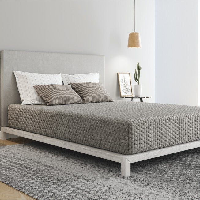 10 inches Gel Memory Foam Mattress, Medium, Queen Mattress, GREY, hi-res image number null