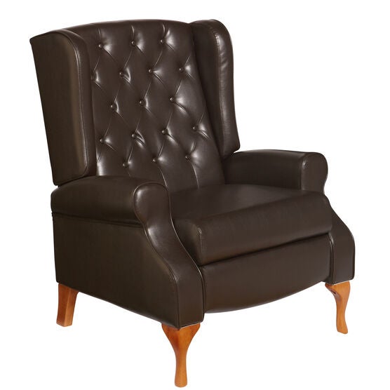 400 lbs. Weight Capacity Queen Ann Recliner, , alternate image number null