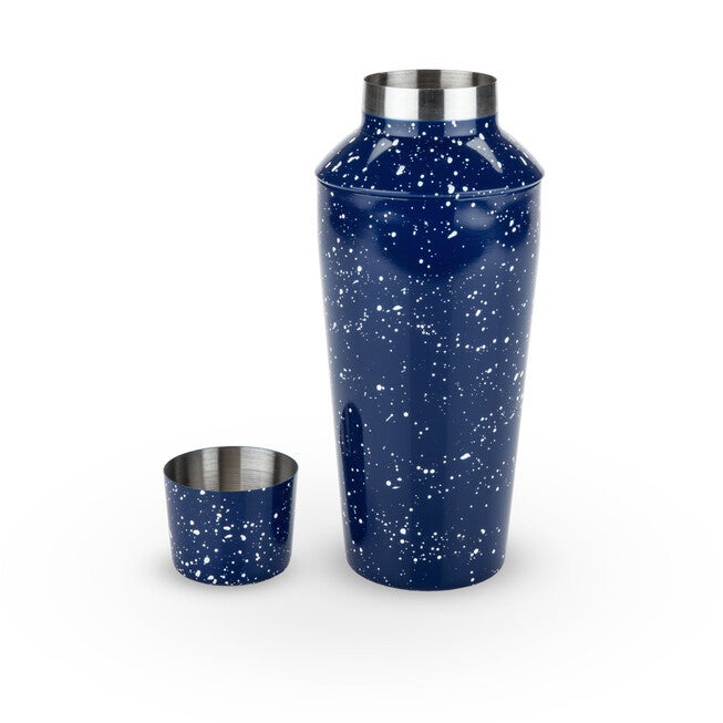 Enamel Cocktail Shaker And Jigger Set, , alternate image number null