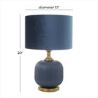 Blue Transitional Table Lamp, , alternate image number null