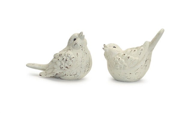 Bird Figurine (Set of 4) 6.25 inchesH, 7 inchesH Terracotta, BEIGE/BROWN, alternate image number 1
