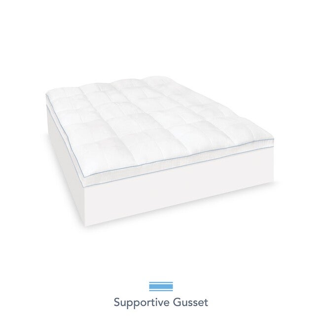 SensorPEDIC Supreme 3.5-Inch Shredded Gel-Infused Memory Foam Mattress Topper, , alternate image number null