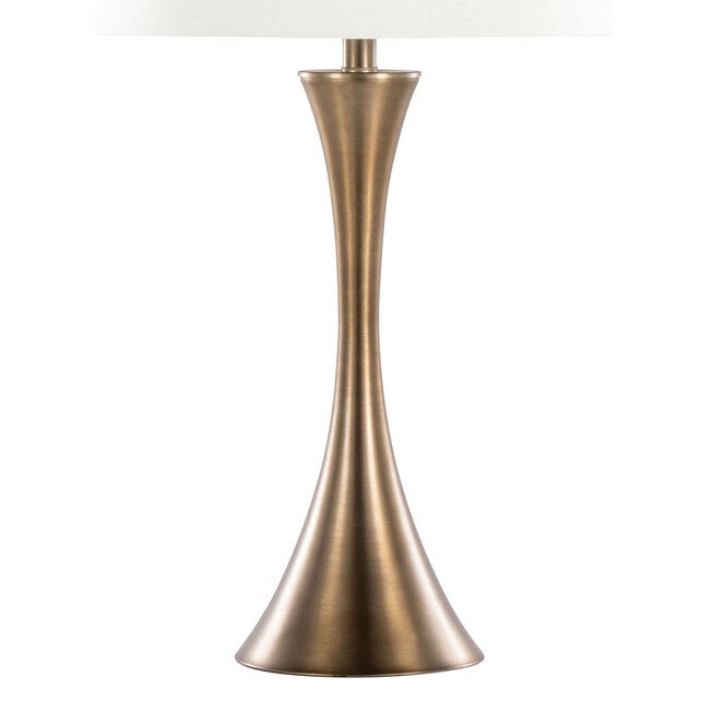 Lenuxe 29 inches Metal Table Lamp - Set Of 2, , alternate image number null