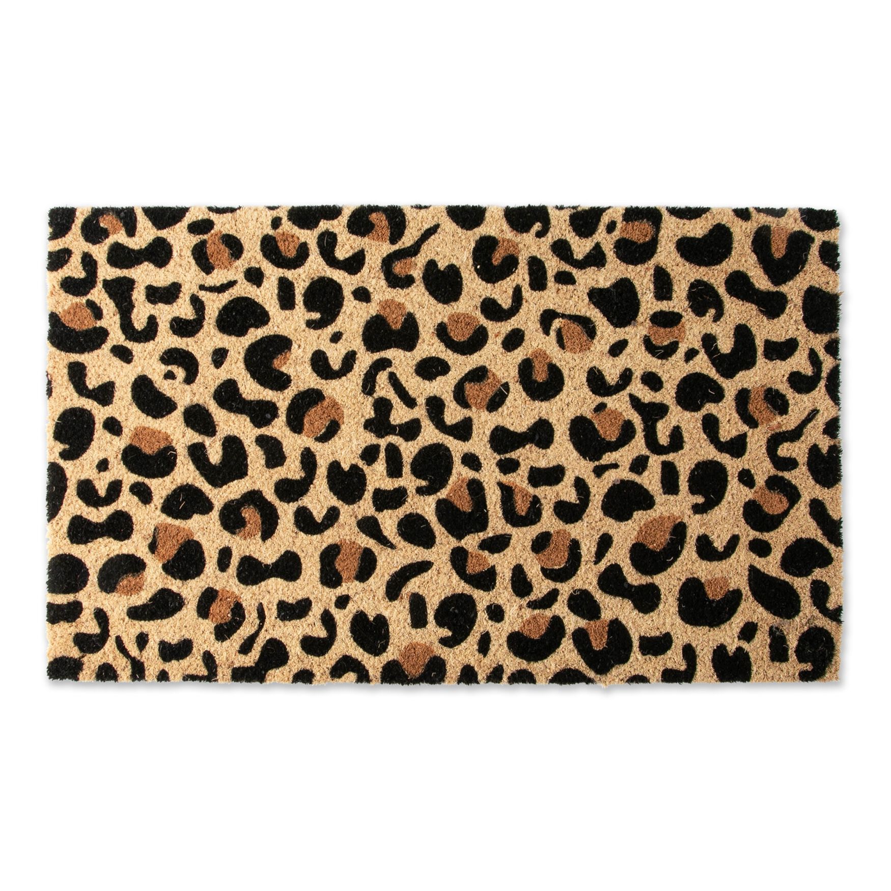 Leopard Spots Doormat Floor Coverings, BROWN, hi-res image number 0
