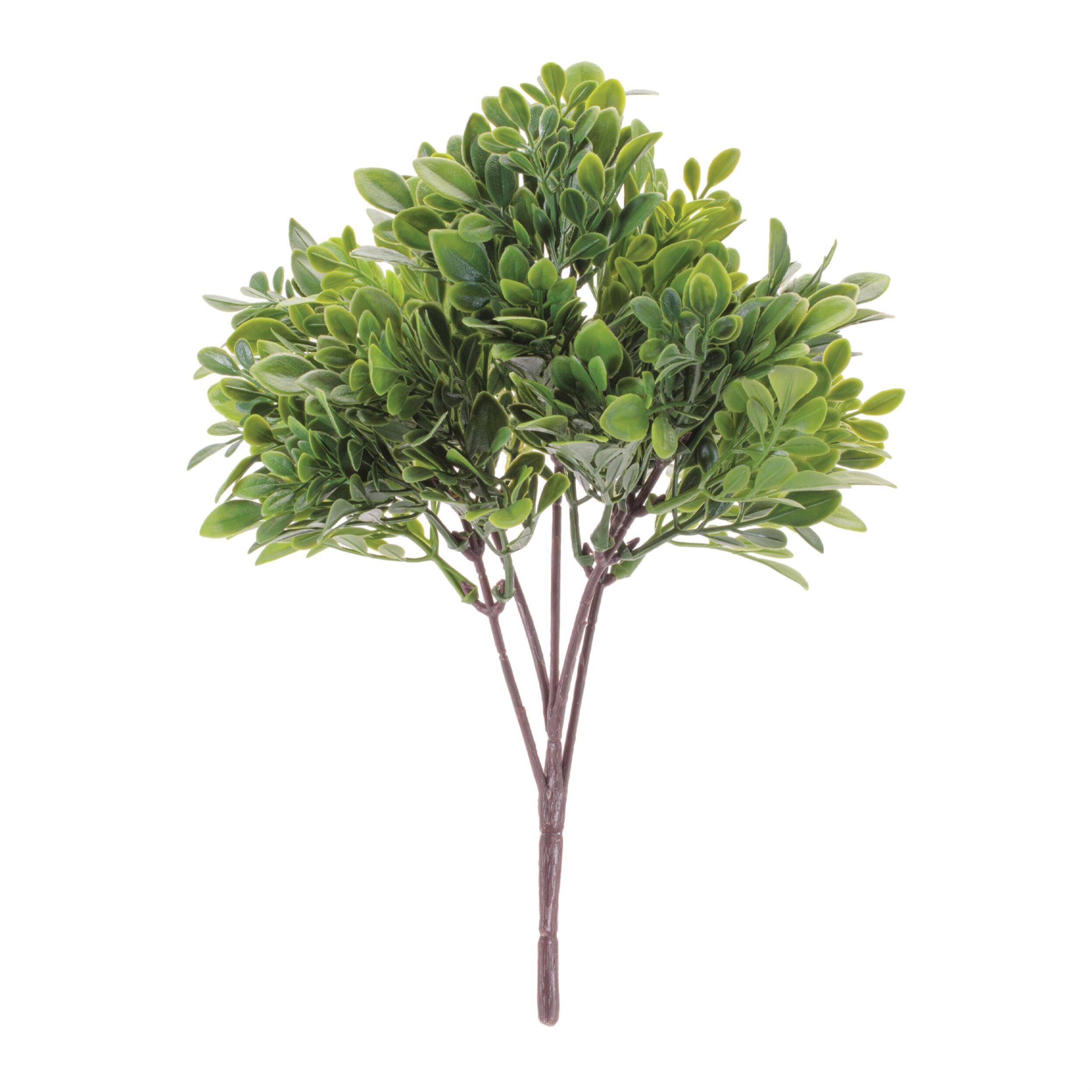 Boxwood Foliage Bush Set of 6, GREEN, hi-res image number 0