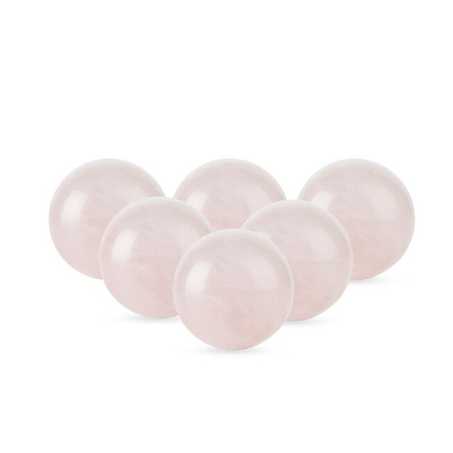 Rose Quartz Wine Gems Set Of 6, , alternate image number null
