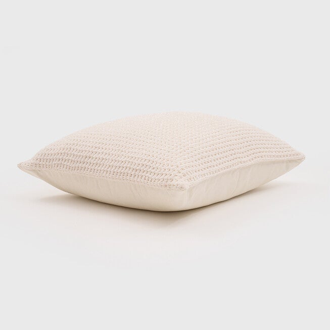 Shiny Waffle Chenille Knit Pillow, , on-hover image number null