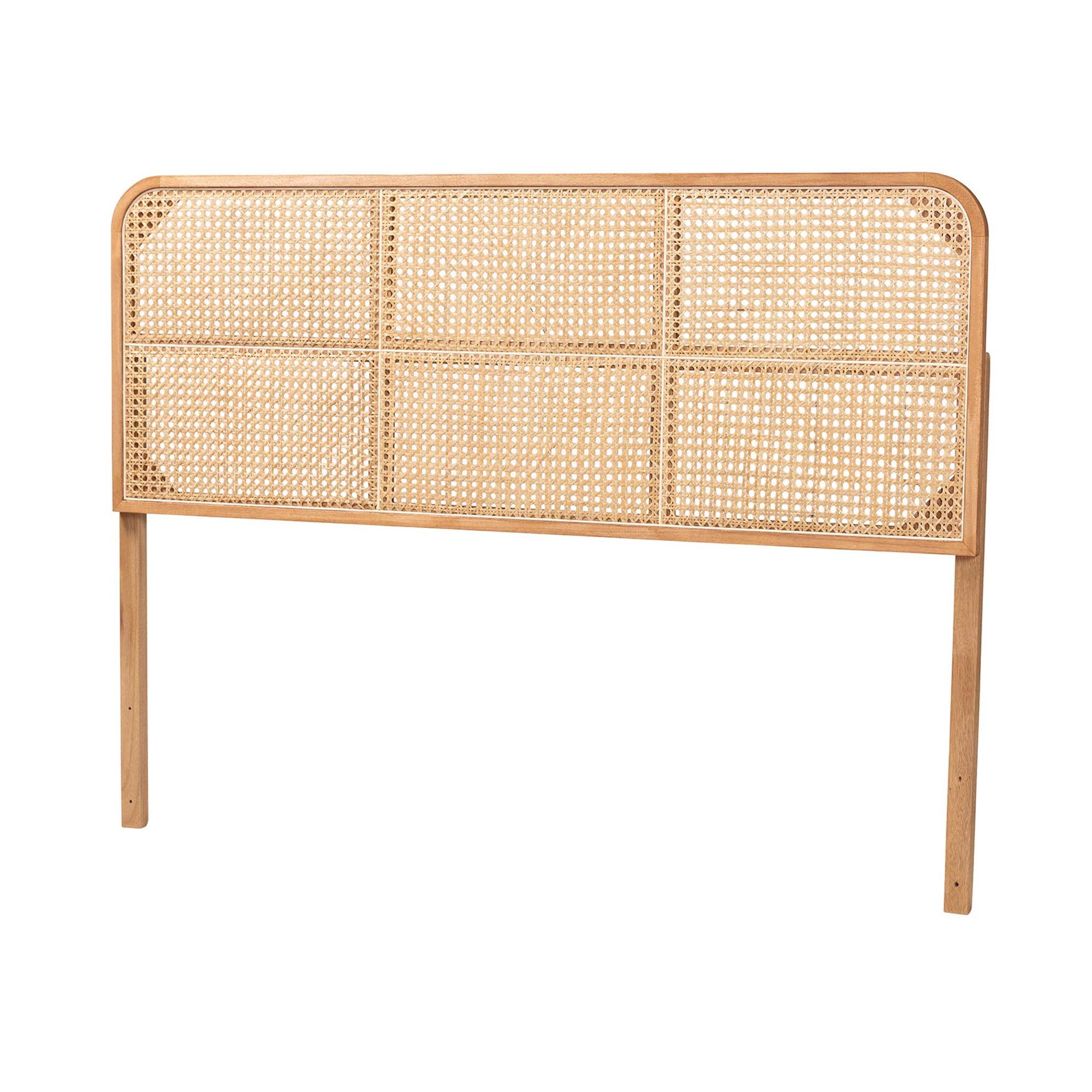 Lainer Modern Bohemian Bamboo Queen Size Headboard, NATURAL BROWN, hi-res image number 0