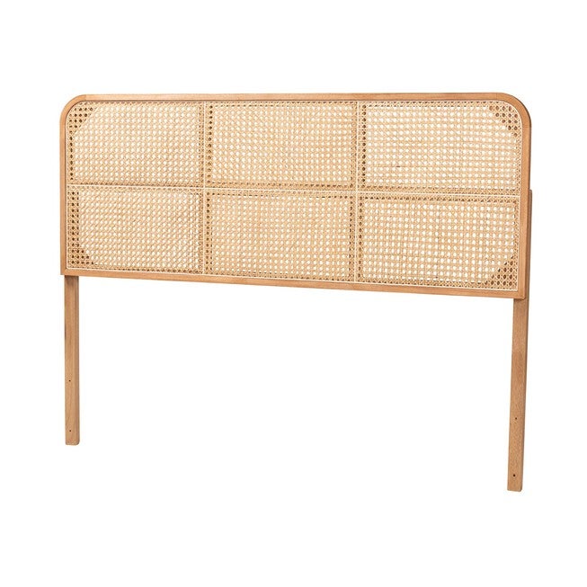 Lainer Modern Bohemian Bamboo Queen Size Headboard, NATURAL BROWN, hi-res image number 0