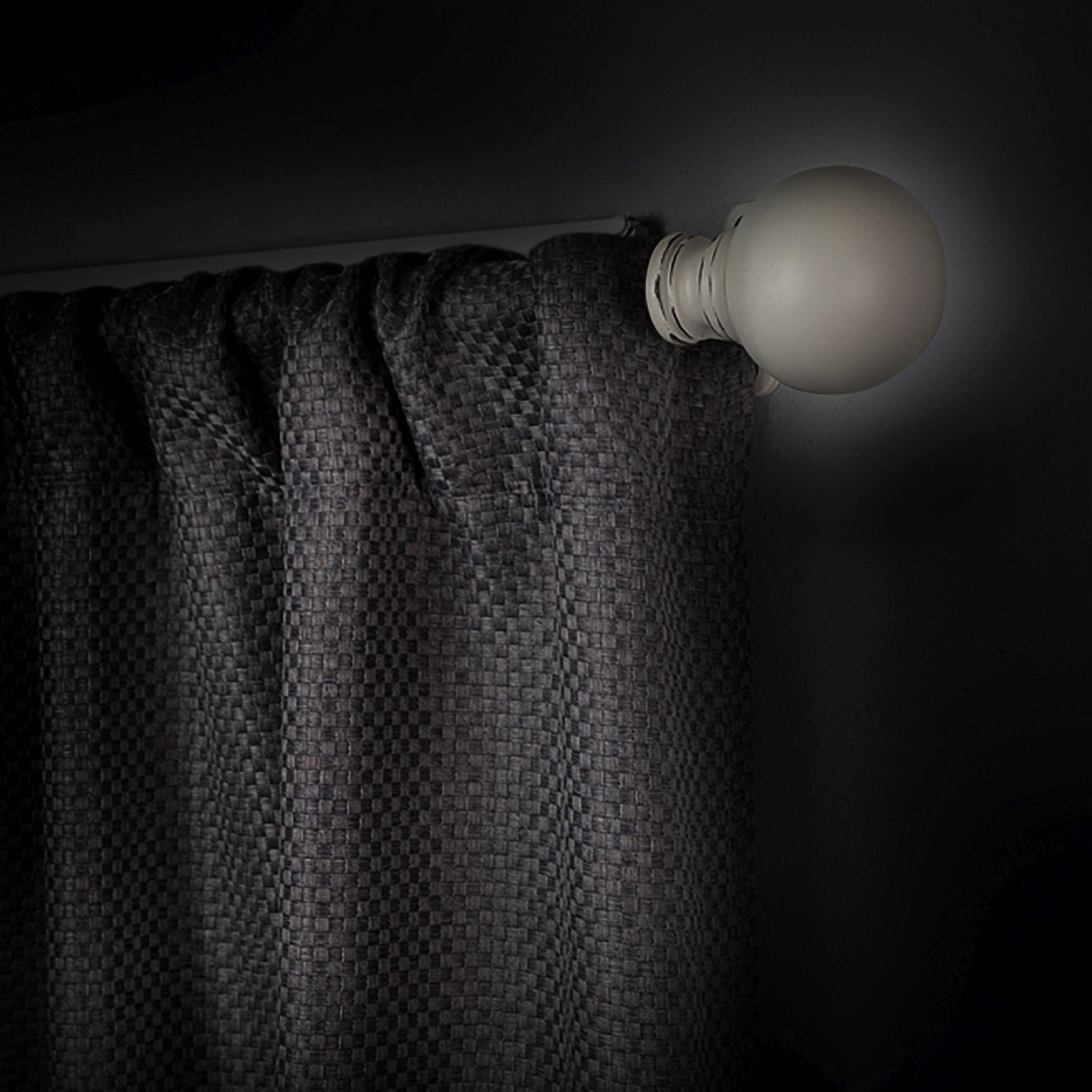 Innovative Decorative Room Darkening Wrap Around Rod & Finial 66-120, , alternate image number 19