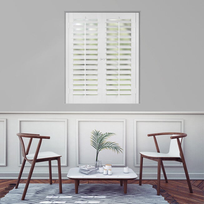 Plantation Interior Faux Wood Shutters White, WHITE, alternate image number 2