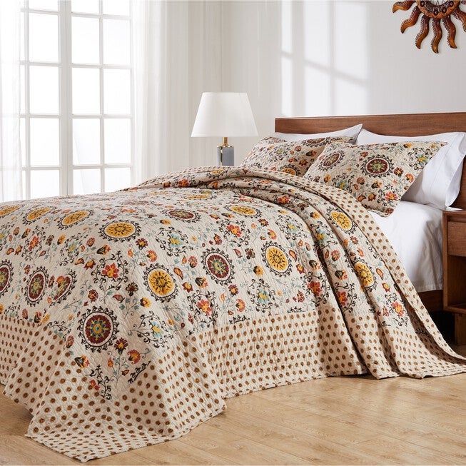 Andorra 100% Cotton Bedspread Set, , on-hover image number null