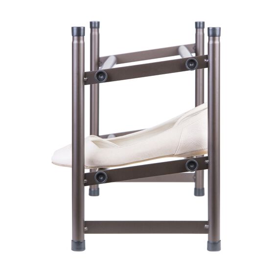 Bronze Stackable Telescoping Shoe Rack, , alternate image number null