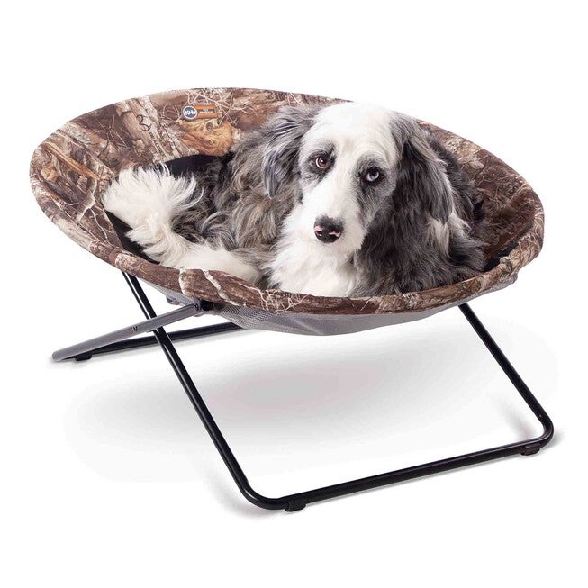 Cozy Elevated Pet Dog Raised Cot, CAMOUFLAGE, hi-res image number null