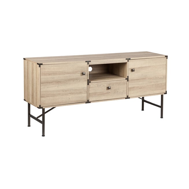 Langer Light Oak Media Console Mediaconsole, , alternate image number null