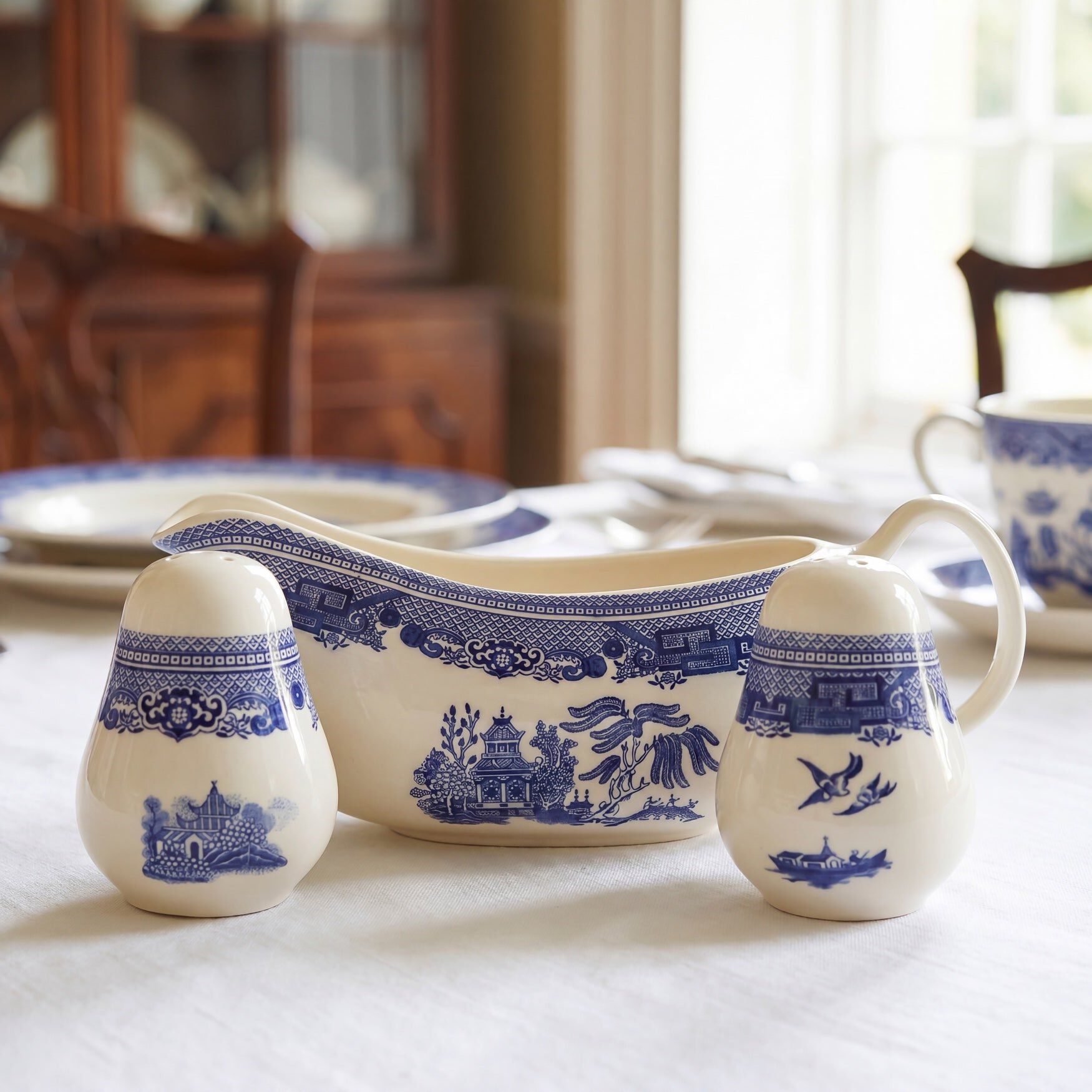 3-Pc Salt & Pepper Shaker with Gravy Server