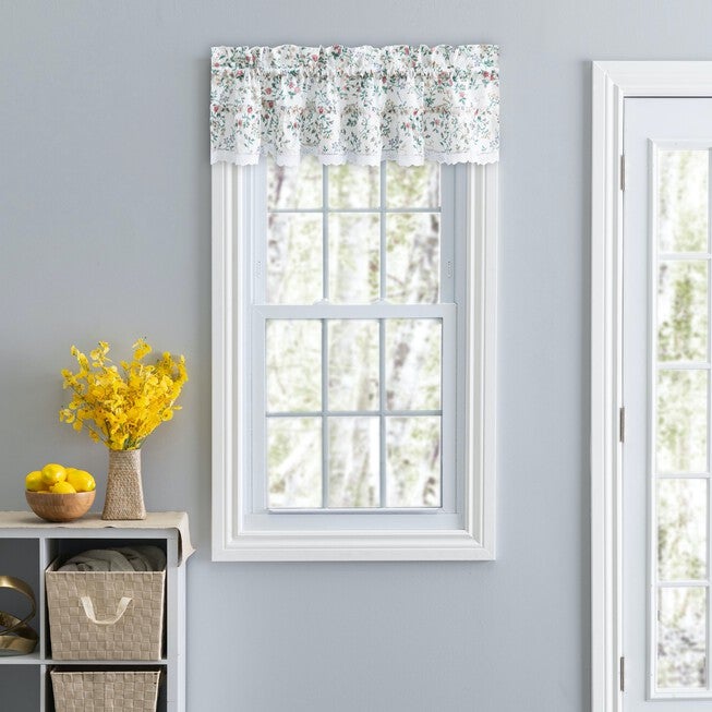Country Floral Ruffled Valance, MULTI, hi-res image number null