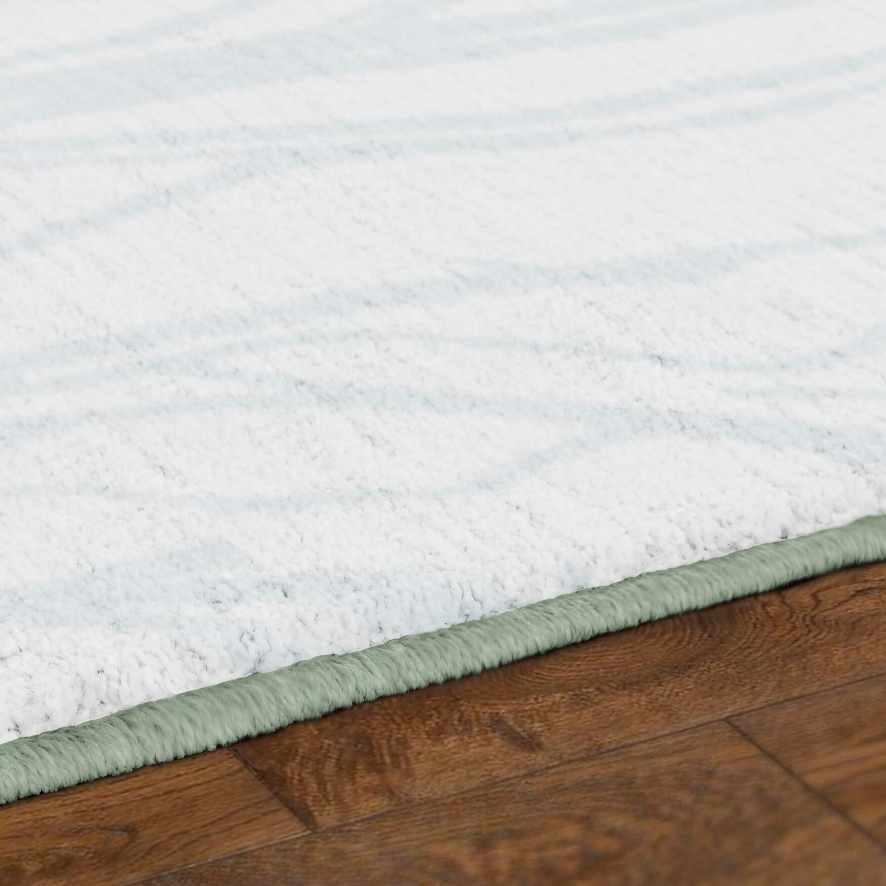 Merry Forest Light Blue Kitchen Rug, , alternate image number 4