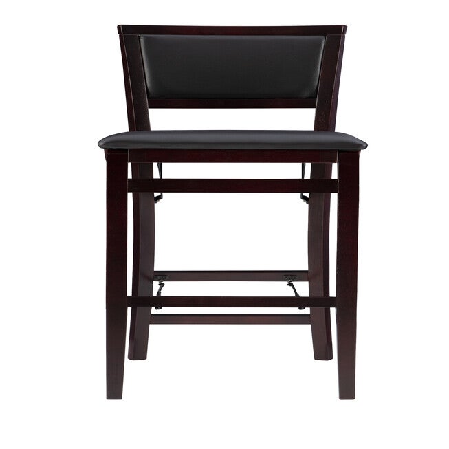 Keira Pad Back Folding Bar Stool, ESPRESSO, hi-res image number 0