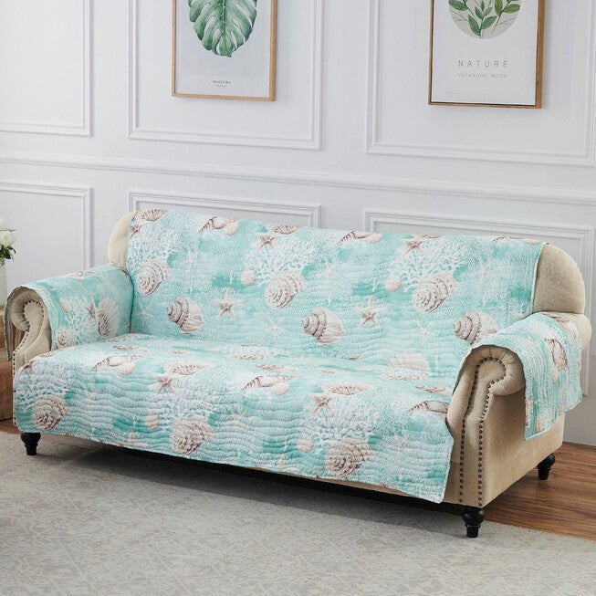 Ocean Turquoise Furniture Protector, Arm Chair, , alternate image number null