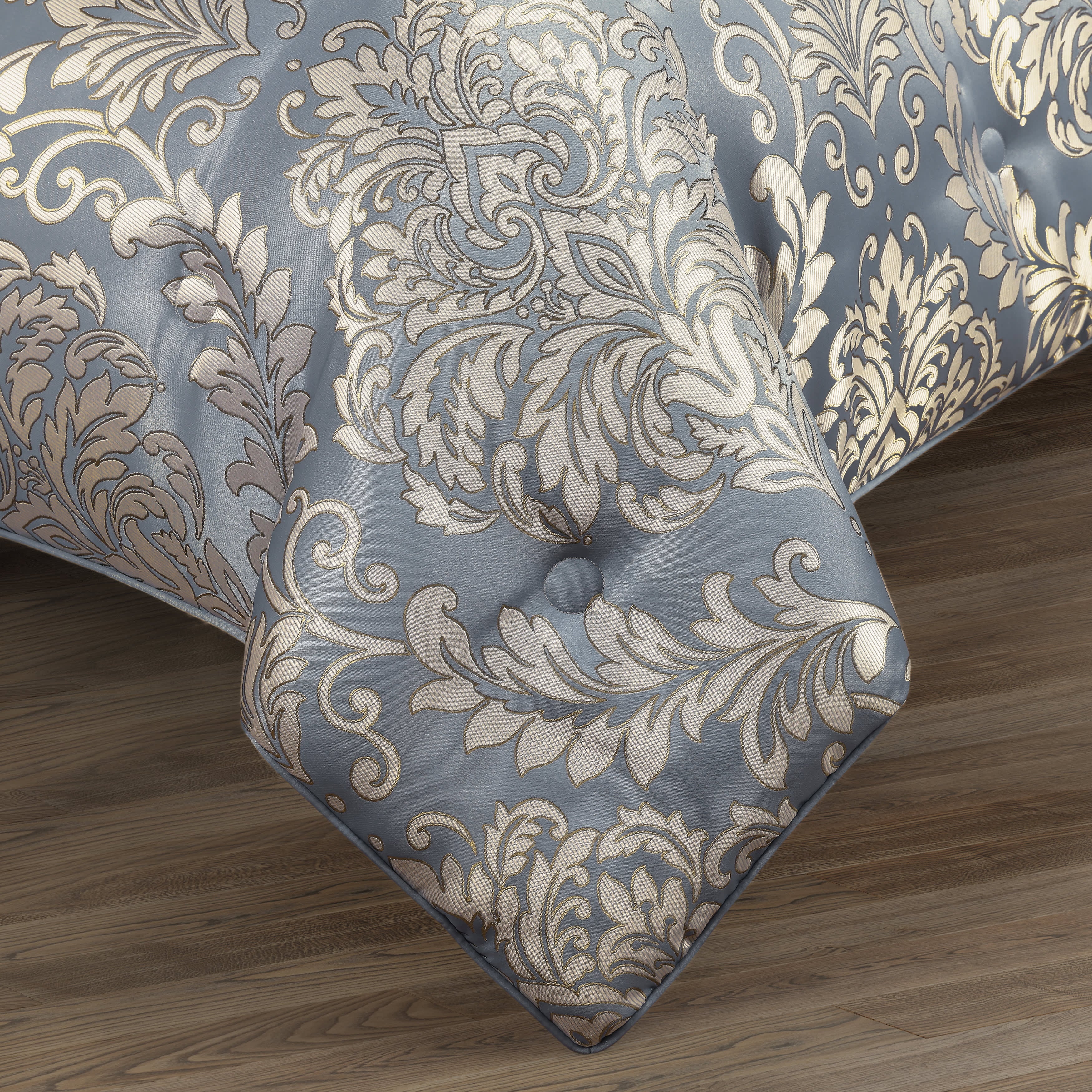 Lorenzo 3 Piece Comforter Set, BLUE, alternate image number 2