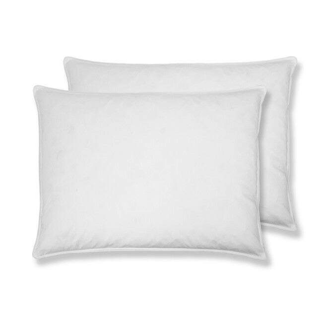 233 Thread Count White Goose Feather Pillow Twin Pack, , on-hover image number 1