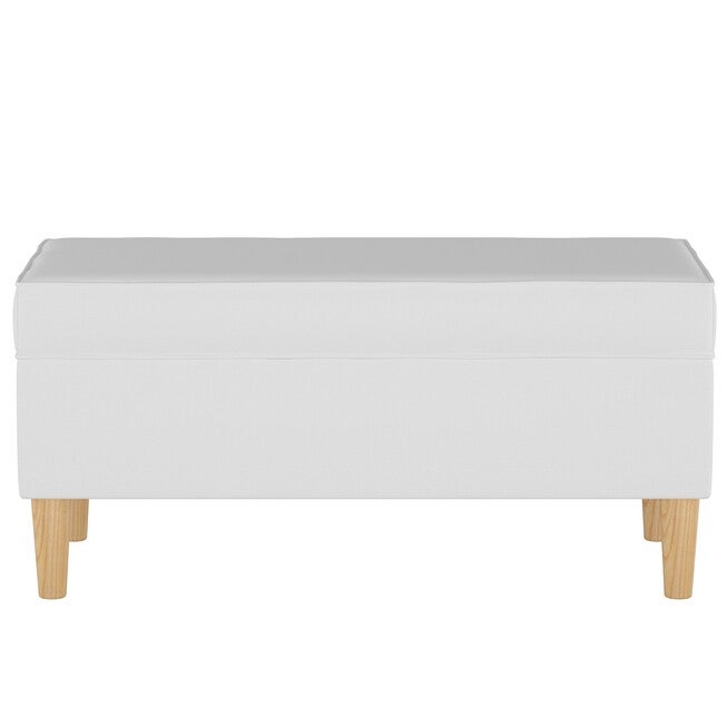 Twill Storage Bench, , on-hover image number 1